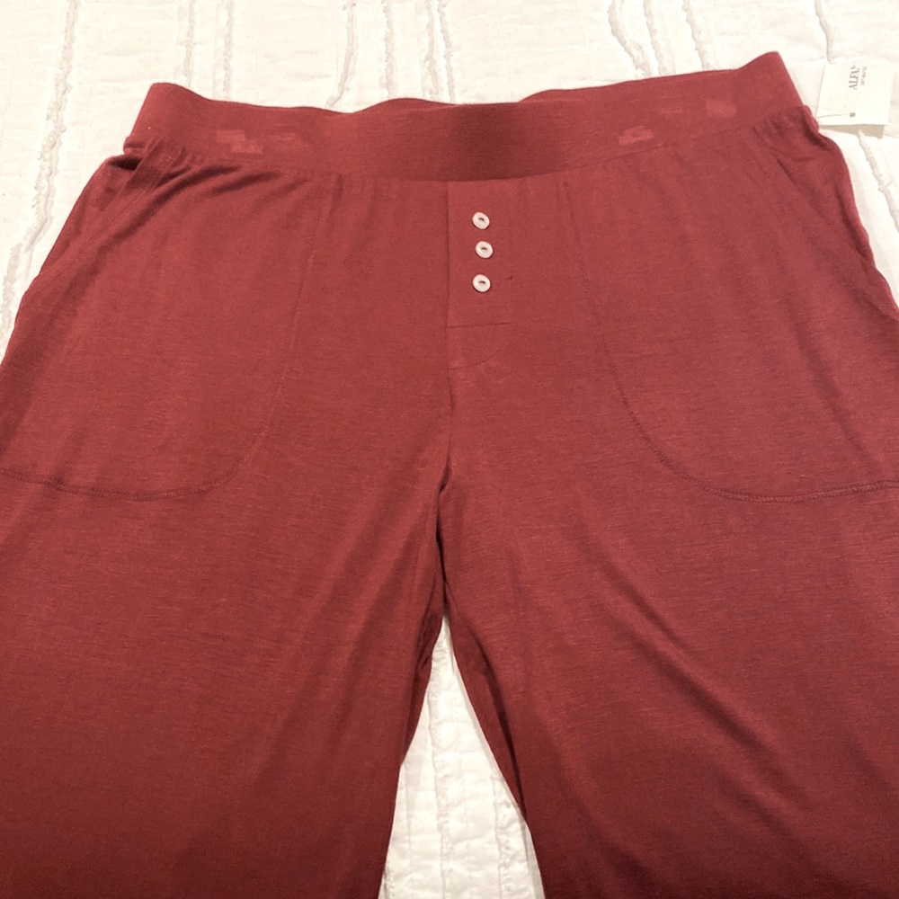 NWT Alfani Lounge PJ Pants in Multiple Sizes. Garnet Stone (Wine color)